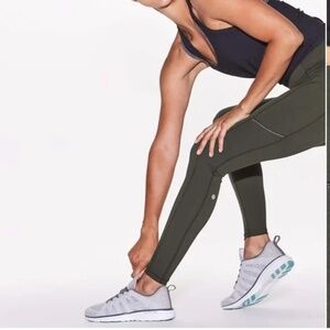 Lululemon Speed Up Tight | Dark Olive. Size 6.